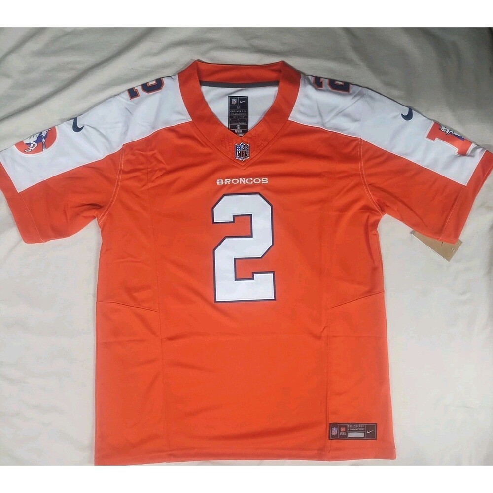 Patrick Surtain II Denver Broncos Stitch Jersey Men's Size Medium NEW